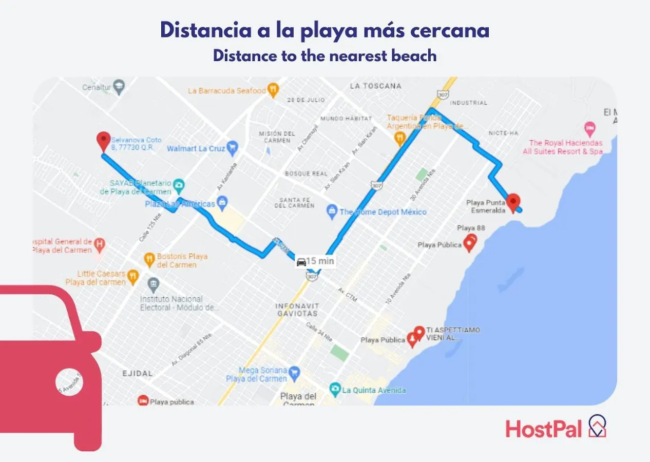Hostpal Selvanova Playa Del Carmen Daire